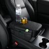Waterproof PU Leather Car Armrest Storage Box for Escape 2013-2025 Featuring Anti Slip Design and Extra Compartments