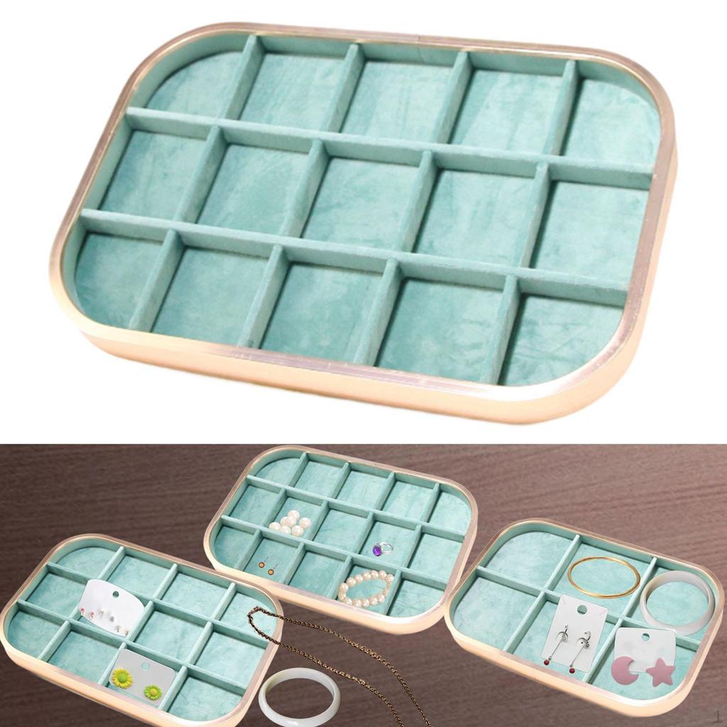 Jewelry Tray for Drawer, Stackable Organizer, Storage Earring, Necklace,
