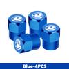 For Opel 4Pcs Car Styling Alloy Wheel Tire Valve Cap Stem Cover Protect Accessories Insignia Corsa Zafira Mokka Grandland MOVANO qgi057