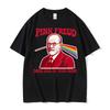 Meme Rosa Freud Lado Sombrio da Sua Mãe Paródia Camisetas Engraçadas Unissex Feminino Camisetas Largas Oversized Conforto Camiseta de Algodão Streetwear