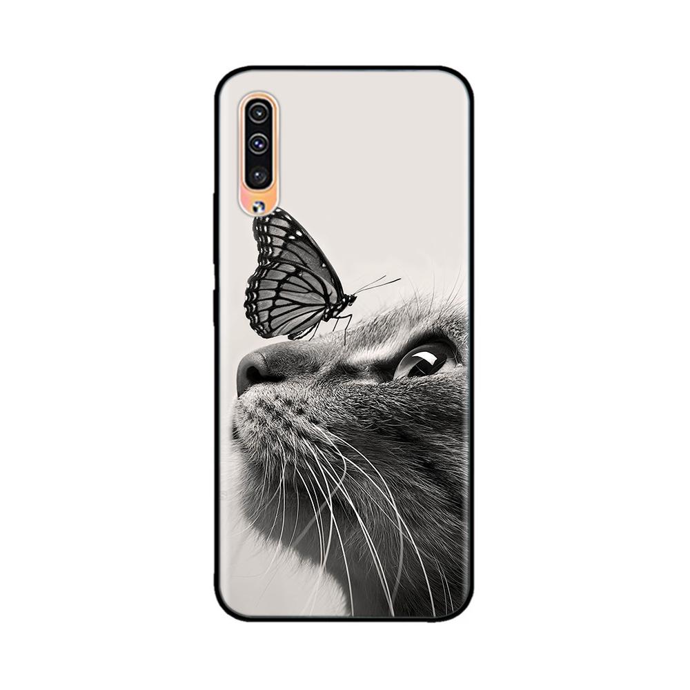 For Samsung Galaxy A50 Case TPU Soft Silicone Back Cover Cartoon Phone Case For Samsung A50S A30S A50 A30 S Bumper Fundas Shells
