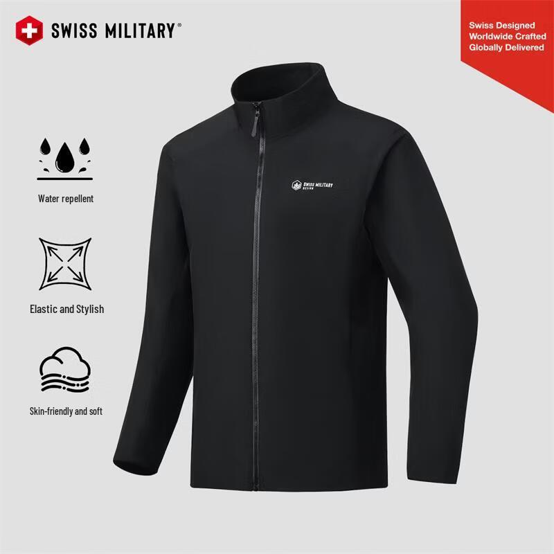 SWISS MILITARY Men s Waterproof Outdoor Jacket 3XL чёрный