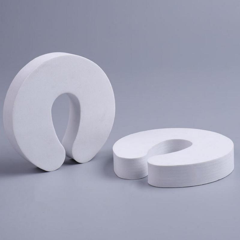 NEW 2 Pcs Door Stop Stopper Wedge Protection Finger Safety Home Decor For Baby Doorstop Safety Clip-proof Door Card