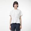 Heonteo [Women] Woven Waist String T-Shirt - White Hew0002Atzwht