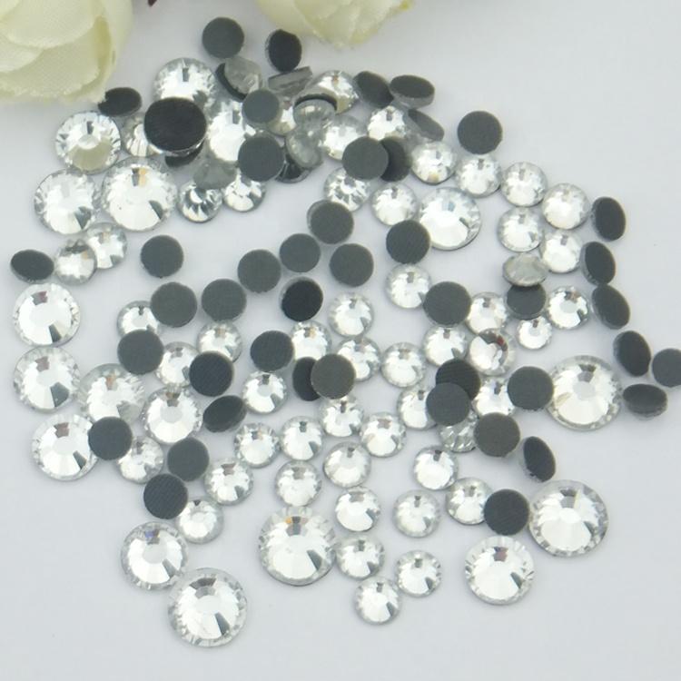 Bulk Bags Ss6 Ss10 Ss16 Ss20 Ss30 Topaz DMC Hotfix Rhinestones Hot Fix Strass for Iron on Crystal Design Transfers 200 gross&ss16