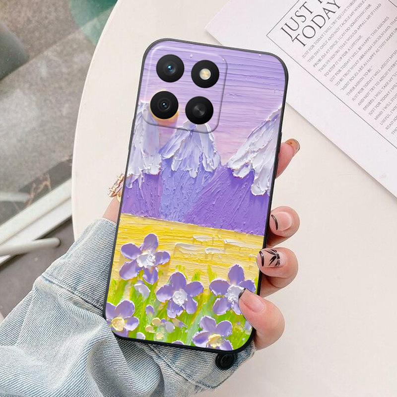 For Honor X8C 4G Case astronaut Black Silicon Soft TPU Phone Cases for Honor X8c 2025 Protective Back Shells Coque X 8c HonorX8c