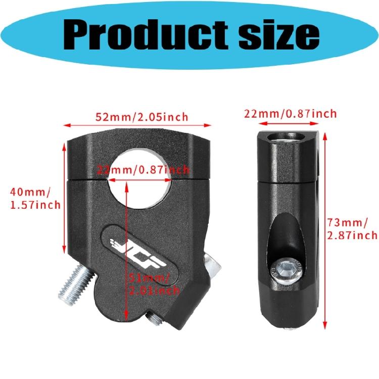 22mm 7/8'' Handlebar Risers Spacer Mortorcycle Clamp for Most Motorcycle Model Modification Handlebat Risers Clamp