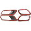 Carbon Fiber Inner Door Handle Cover Trim for 2022-2025 Nissan Pathfinder