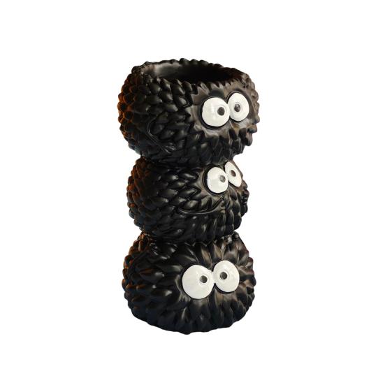 Cute Pet Shaped Flower Vase, Decorative Small Cat/Dog Resin Vase for Living Room, Bookshelf, Dining Table, Kitchen Decor