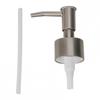 ABS Plastic Pump Head Tube Black Head Shower Silver