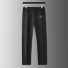 Dibinze Men's Plus Size Stretchy Straight-Leg Casual Pants
