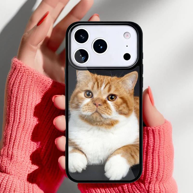 Lovely cat cute Phone Case for iPhone 17 16 15 14 13 Pro Max Back Cover for 12 11 Pro Coque