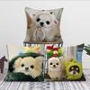 Cute Chihuahua P-Puppy Cushion Cover For Pillow Printing Sofa Decoration Home Car Room Coffee Shop Office Nordic Simplicity