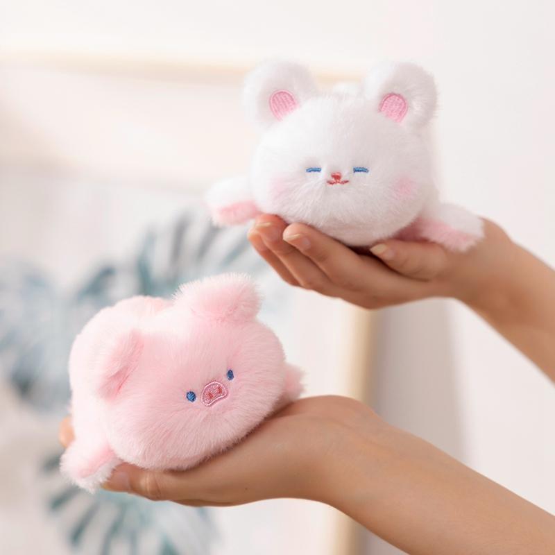 Cute Double-Sided Flip Animal Toys Panda Raccoon Dinosaur Transform Plush Doll 2-in-1 Flip Change Transform Soft Children Gifts