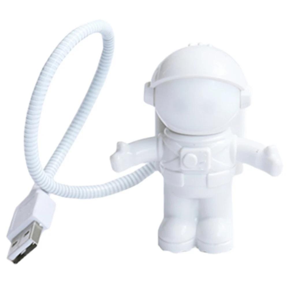 Lustiges Astronauten-USB-Gadget Spaceman LED-Licht Einstellbare Nachtlicht-Gadgets für Computer-PC-Lampe Raumdekor-Nachtlichter