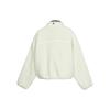 Skechers Fashion Retro Color Block Knitted Jacket Women Jackets Tofu-White L423W011-0211