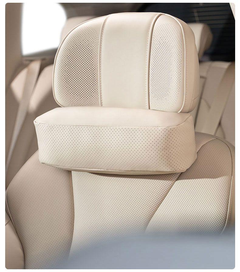 AITO M5/M7/M9 Leather Breathable Neck Support Pillow - Comfortable, Skin-Friendly, Fatigue-Relief Headrest