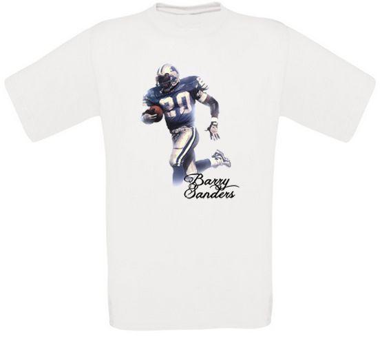 Barry Sanders Leoni Football Americano TShirt Unisex T-Shirt XL