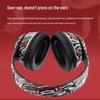P85 Bluetooth Over-ear Wireless Headset: Colorful Graffiti Design, Cool Luminous RGB, Deep Bass, Foldable.