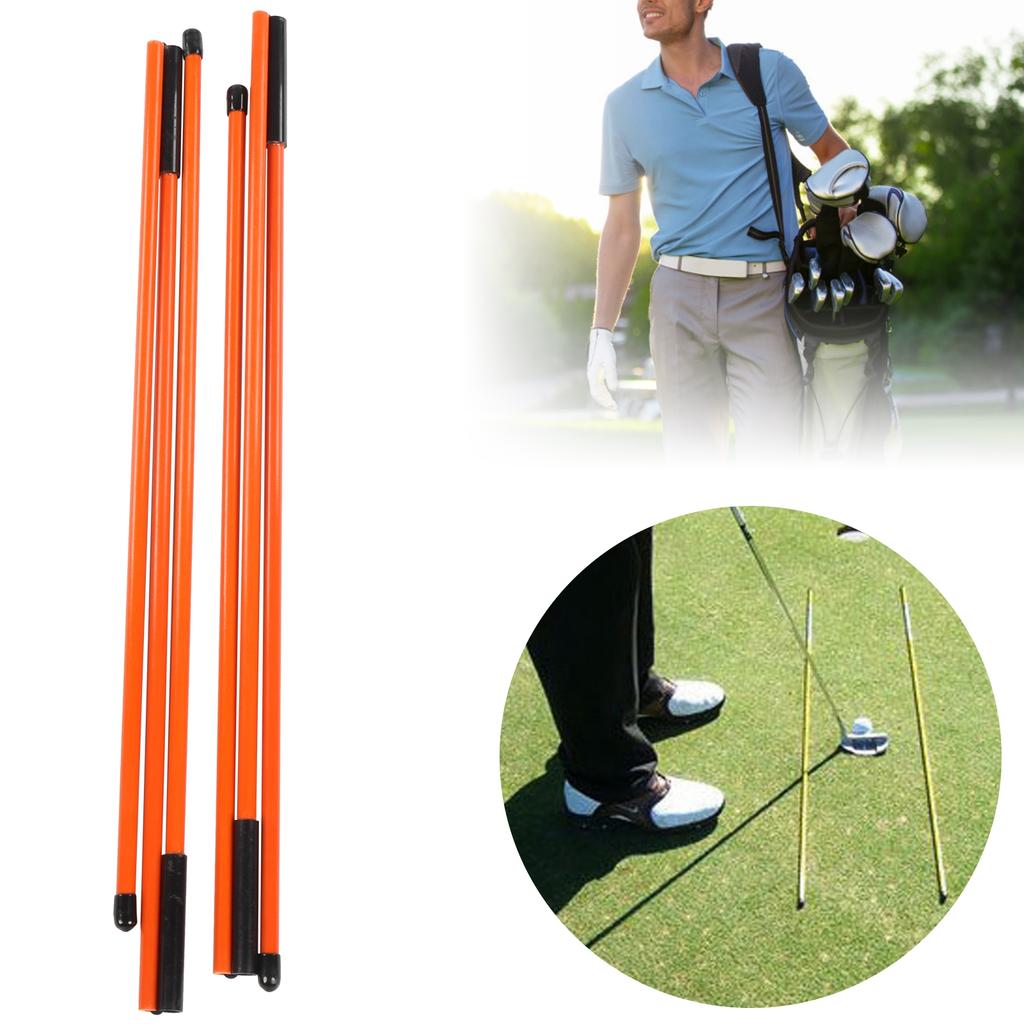 Fiberglas Golf Ausrichtungsstab Dreifach Richtungsanzeiger Golfausrüstung Zubehör