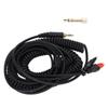 Plug and Play Spring Wire 3.5mm+6.35mm Plug Stereo Jack Cable for HD660s HD650 HD600 HD580 Home