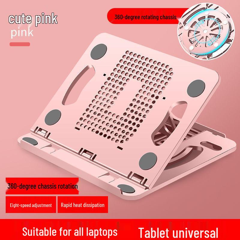 

Adjustable Vertical Laptop Stand with 360° Rotation and Cooling Support