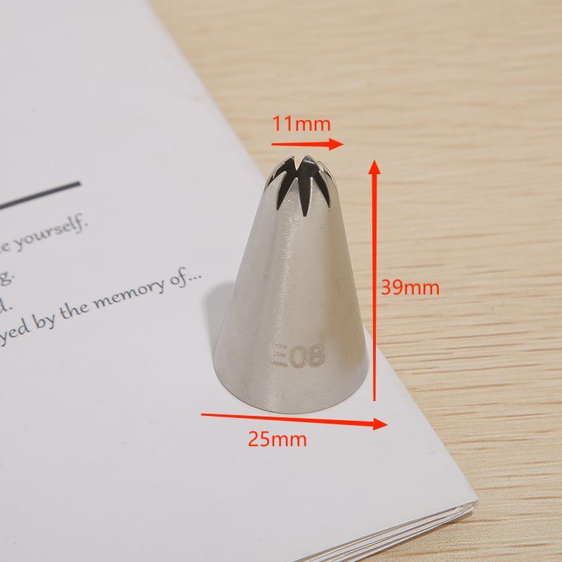 Stainless Steel Cake Nozzle Tube Head Diy Pastry Puff Skirt Icing Piping Nozzles Cake Decorating Supplies Baking Tools