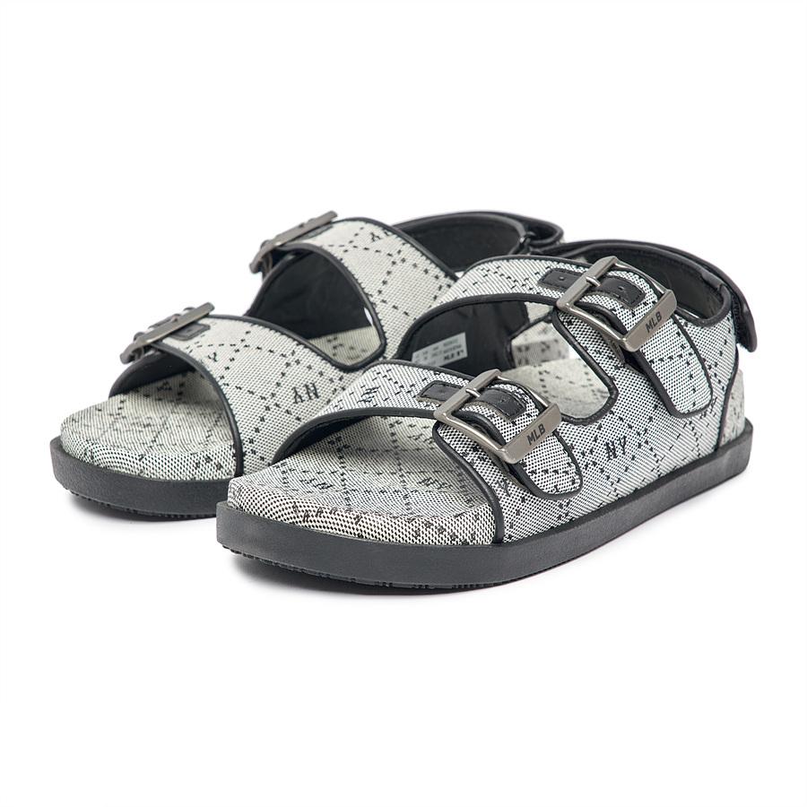 

Жаккардовые двойные сандалии MLB Diamond Monogram NY Black