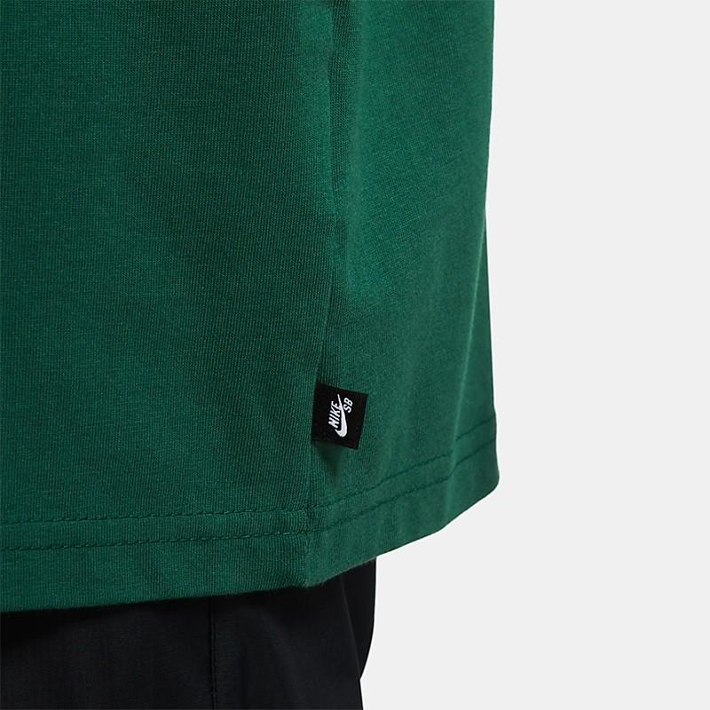 Nike SB Fun Print Sport Crew Neck T-Shirt Men Tops Green DJ1225-341