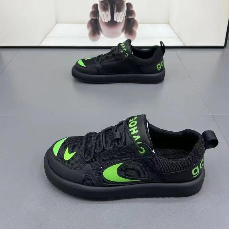 

Дизайнерские кроссовки на платформе с цветными блоками, белые, мужские, мягкие, удобные, унисекс, повседневные кроссовки, легкие, трендовые, мужская обувь 40 чёрный