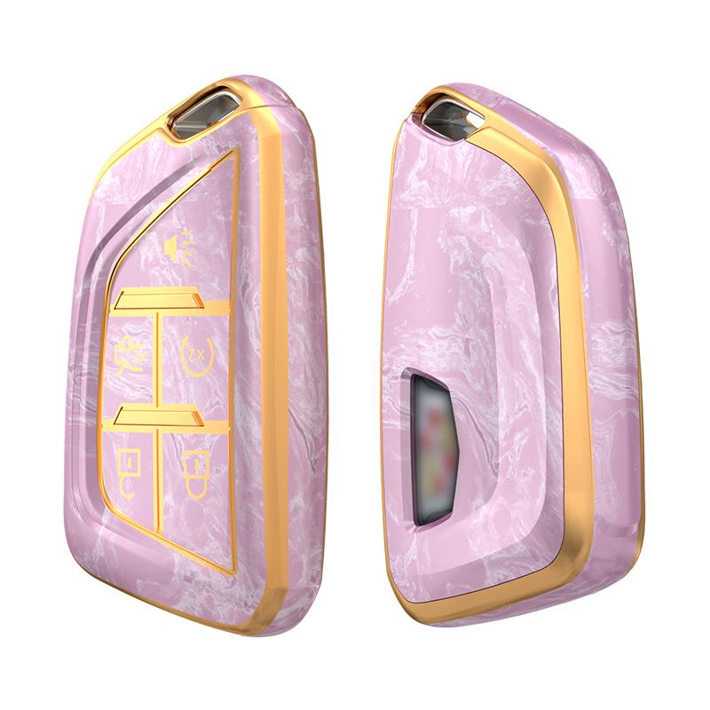 

Чехол для ключа Cadillac из ТПУ, защитная крышка для CT5/CT6/XT4 - Мягкая резина, полная защита