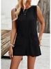 Di Yun Women's Solid Color Sleeveless Jumpsuit - Spring/Summer 2024 Casual European & American Style with Pockets