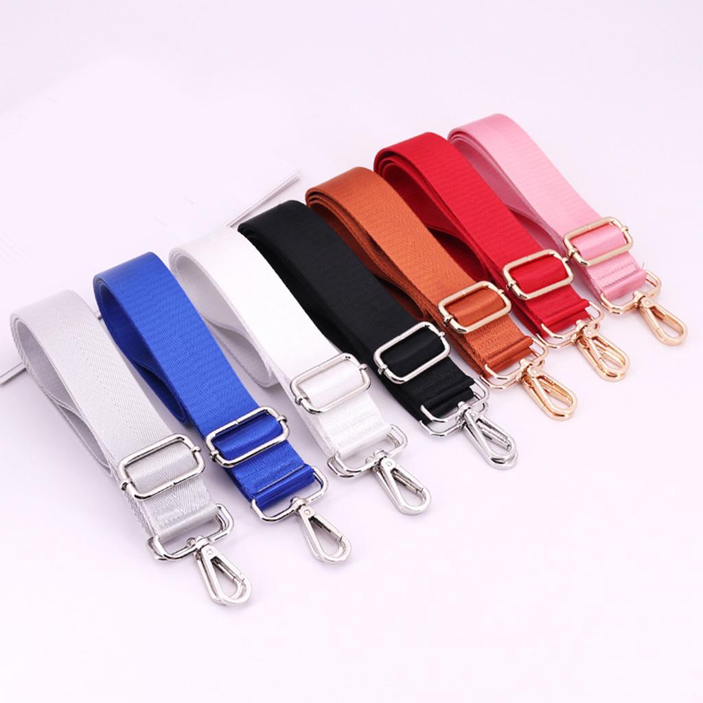 Crossbody Shoulder Strap Wide Shoulder Strap Canvas Replacement Belt Adjustable Solid Color Bag Strap Bag Accessories