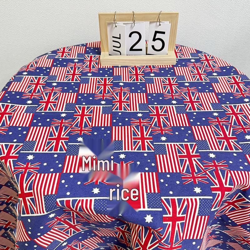 Ekologická šifrovaná bavlněná polyesterová květinová plátnová tkanina na polštáře, podložky pro domácí mazlíčky a venkovní stany