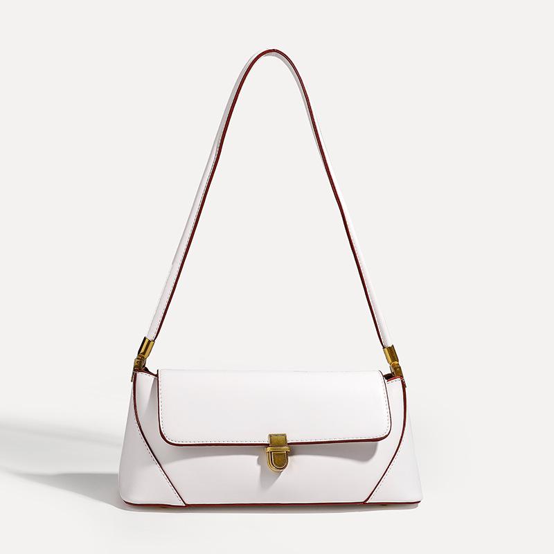 

Retro Burgundy Deerskin Velvet Women s Shoulder Bag - Autumn/Winter Collection