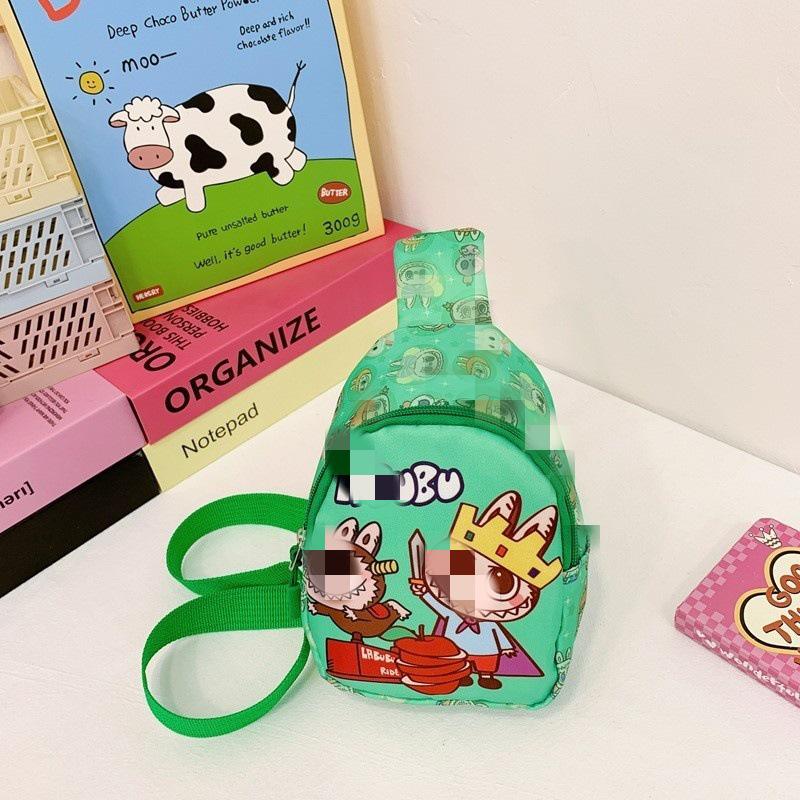 Cute Cartoon Children's Backpack: Trendy Casual Small Bag for Kindergarten Girls - Crossbody or Chest Style
