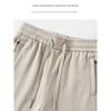 Spring & Fall Elastic Waist Zipper Casual Cotton Sports Pants