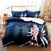 Honkai Impact 3rd Bedding Set Printed Duvet Cover Sheet Pillowcase Soft Quilt Cover Full Queen King Size 3D Print Kawaii Anime