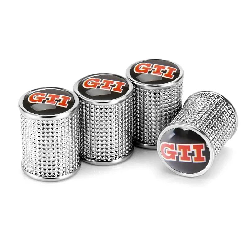 

2026 Hot For VW VOLKSWAGEN Car Tire Wheel Valve Caps Motorcycle Stem Air Covers for Volkswagen GTI Rline Passat Scirocco Santana