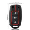 Silicone Car Key Case Full Cover Protection Shell Bag for VW Volkswagen Polo Tiguan Passat Golf Jetta Lavida Skoda Octavia