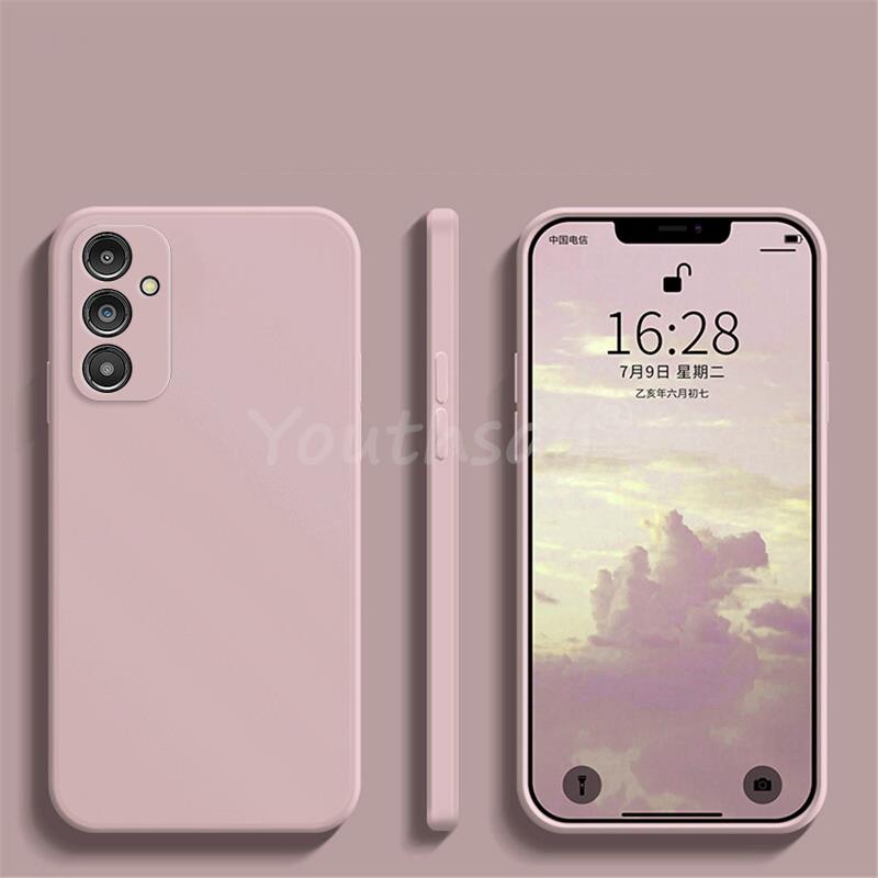 Für Samsung Galaxy A16 Hülle Samsung A16 A15 A14 A55 A06 A04 A04S A04E A24 A33 A54 A34 A05 Hülle Silikon Einfarbig Schutz Gummi