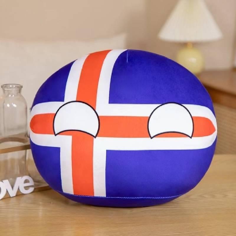 Countryballs Toy Anime Polandball Plush Pendant Doll Childrens Pillow Throw