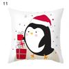 Christmas Themed Throw Pillow Cover With Short Plush Print For Living Room Decoration Cushion Cover Pillow Covers Decorative