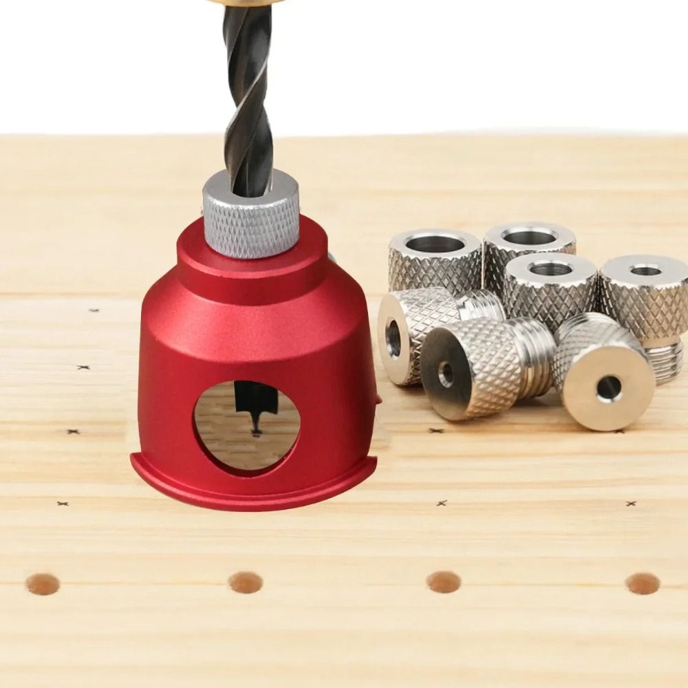 90 Degree Vertical Drill Guide Aluminum Zinc Zinc Alloy Pocket Hole Jig  Woodworking Tools