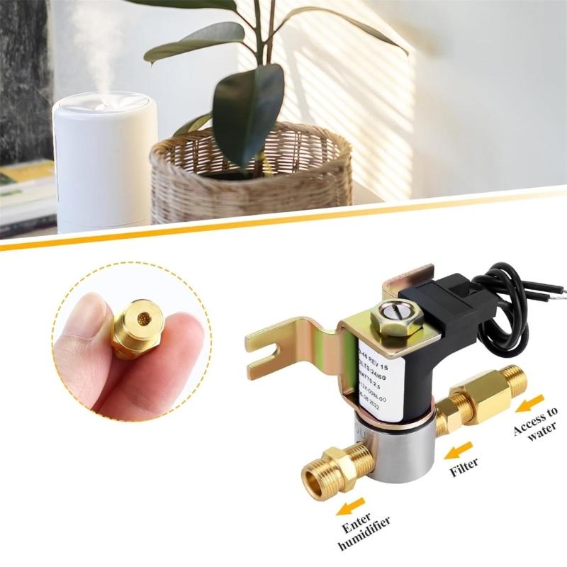 Humidifiers Solenoid Controller Replacement 24V 3.5 GPH Metal Solenoid Controller For Humidifiers 1040 1042 1137