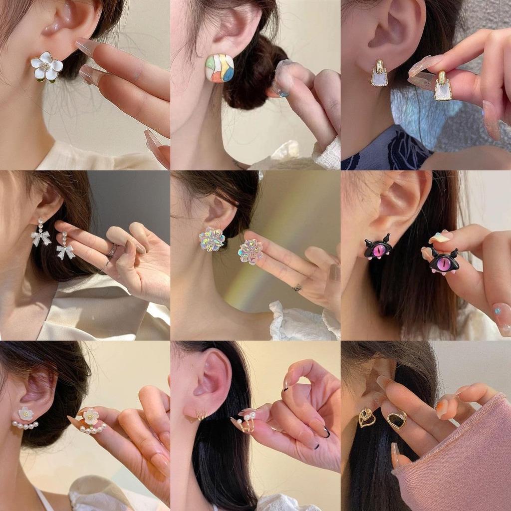 Retro Light Luxury Korean-Style Pearl Tassel Earrings for Women