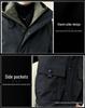 2025 Men's Hooded Winter Workwear Windbreaker Coat