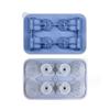 1PC Easy-Release 3D Cat-Shaped Kitchen Utensils Ice Cube Mold 4-Grid Silicone Mould Ice Ball Maker