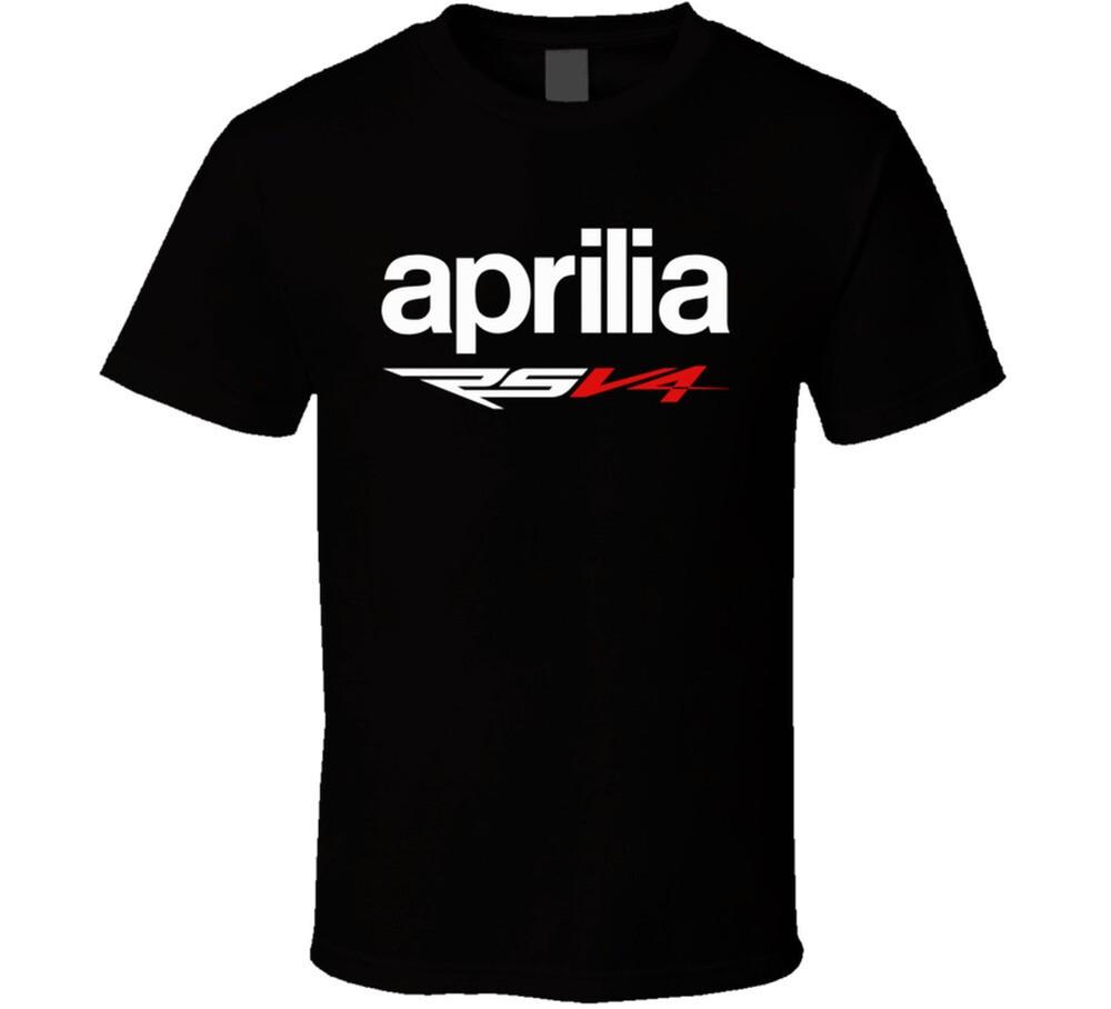 Унисекс футболка Aprilia RSV4 черная XXXXL