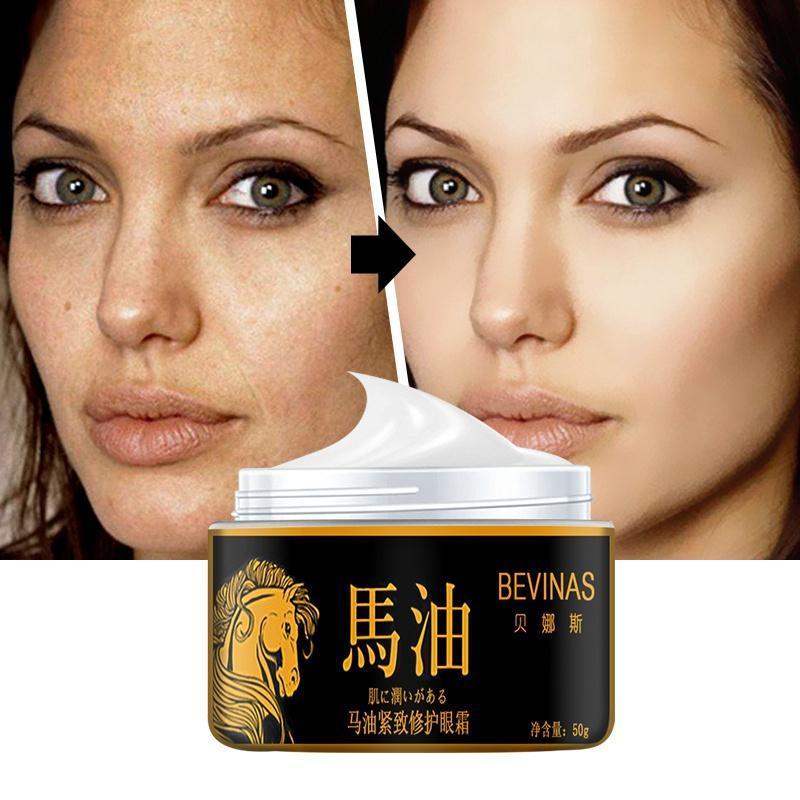 Most Effective Anti-Wrinkle Whitening Skin Care Horse Oil Cream Anti-aging,Anti-wrinkles Face Cream Eye Essence Remove Dark Circles Eye Cream